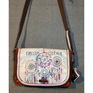 New-Nicole Lee USA Dream Catcher Crossbody -Shoulder Strap-fits 17 inch Laptop